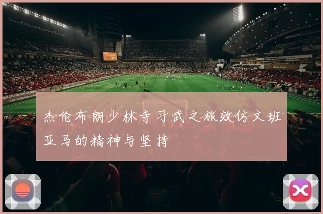 杰伦布朗少林寺习武之旅效仿文班亚马的精神与坚持